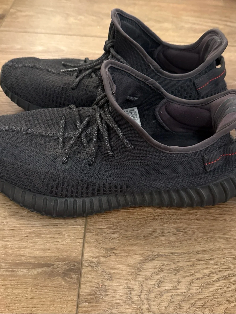 adidas Yeezy Boost 350 V2 Black Non-Reflective FU9006 Size 12